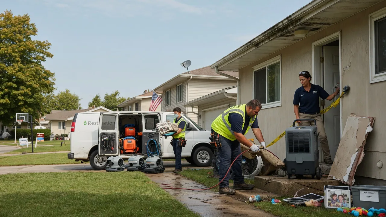 Water Damage Restoration in Waterfall, PA near me